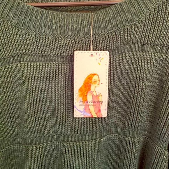 PRETTYGARDEN Women's Fall Sweater Casual Crew
Neck Pullover Long Puff Sleeve - Picture 4 of 12